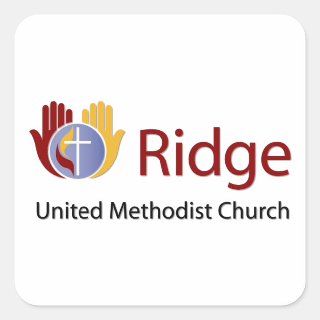 Ridge Square Sticker (Front)