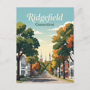Ridgefield Connecticut Postcard