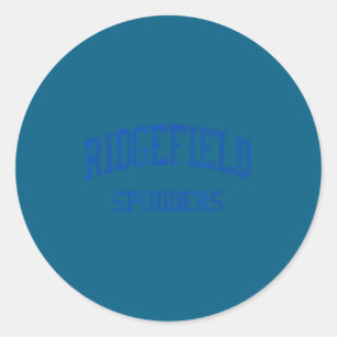 Ridgefield High School Hs Ridgefield Wa Vintage Sr Classic Round Sticker