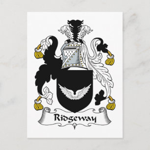 Ridgeway Family Crest Postcard