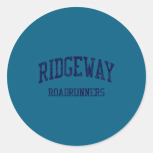 Ridgeway high school hs memphis tn vintage sports classic round sticker