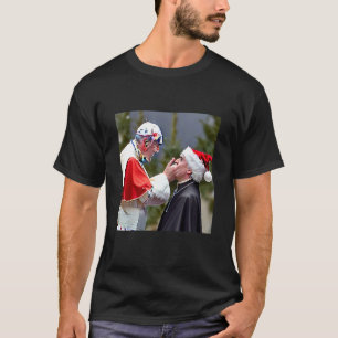 Ridiculous Weird Odd Christmas The Pope Santa Clau T-Shirt