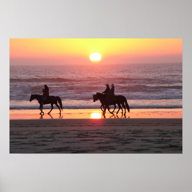 Ridin' The Sunset Poster (Front)