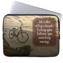"Riding a bicycle" Inspirational Quote