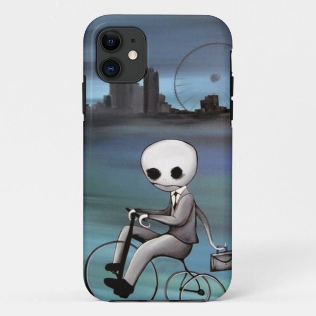 riding a trike zombie guy Case-Mate iPhone case (Back)