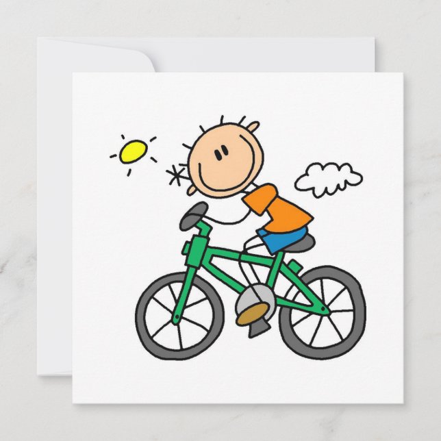 Riding Bicycle - Male (Front)
