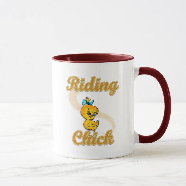 Riding Chick Mug (Right)
