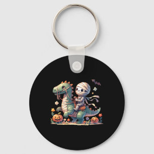 Riding Dragon Halloween Pumpkin Theme Kids Boys Me Keychain