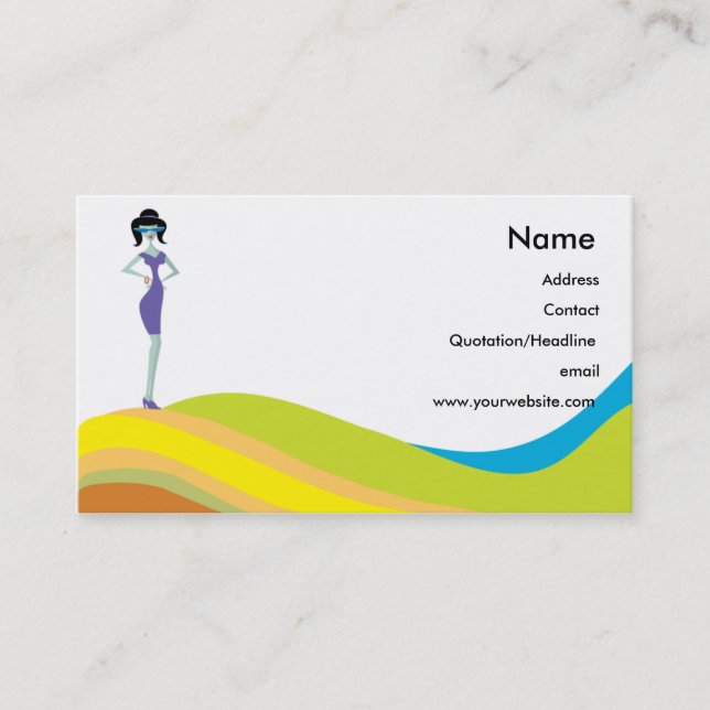 Riding High Business Card (Front)