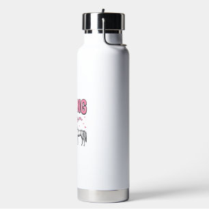 Riding Into 12 Horse Birthday Vector Design_1 Water Bottle