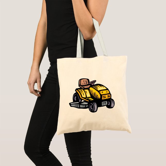 Riding Lawn Mower Tote Bag (Creator Uploaded)
