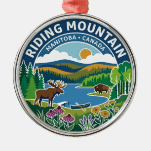 Riding Mountain National Park Canada Metal Ornament