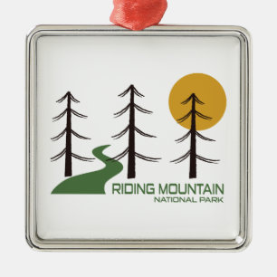 Riding Mountain National Park Trail Metal Ornament