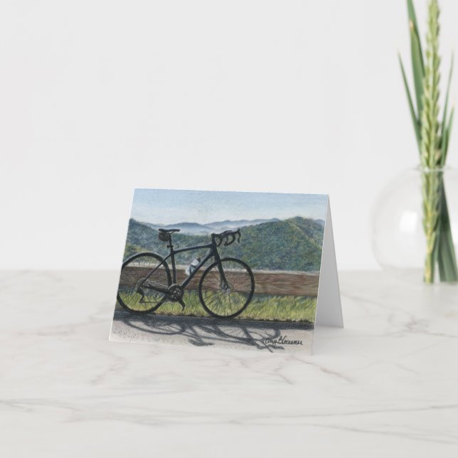 Riding the Blue Ridge notecards (Front)