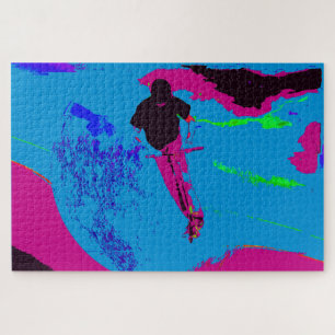 Riding the Galaxy - Scooter Rider  Puzzle 