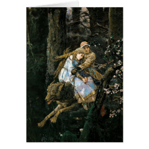 Riding the Grey Wolf Fantasy Art