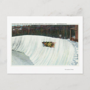 Riding the Whiteface Curve Postcard