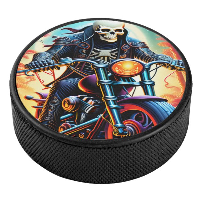 Riding through the interweaving branches hockey puck (3/4)