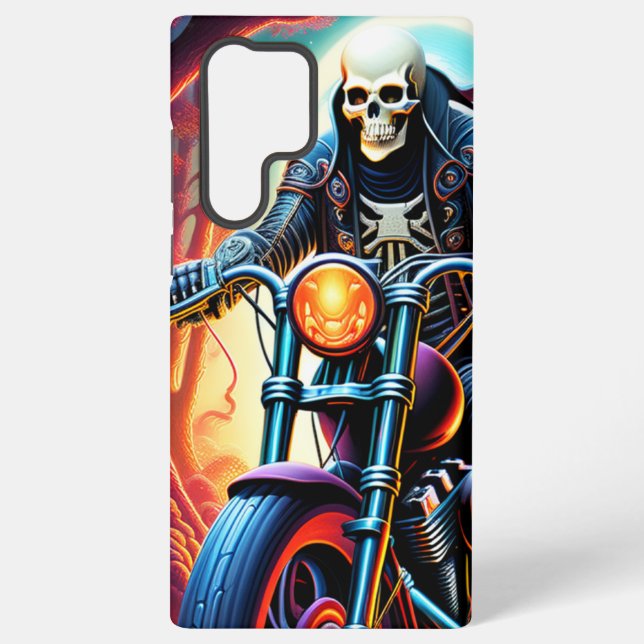 Riding through the interweaving branches samsung galaxy s22 ultra case (Back)