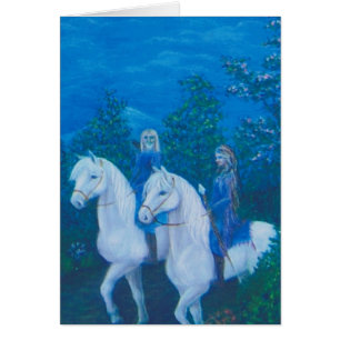 Riding throught the woods