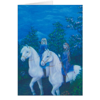 Riding throught the woods