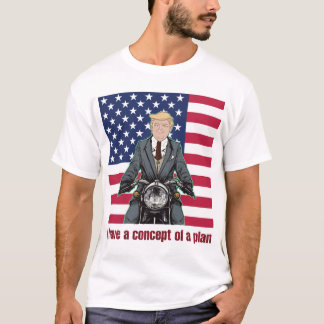 Riding Towards a Brighter Future: Trump's Vision T-Shirt