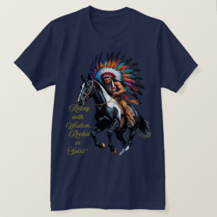 Riding with Wisdom – Native Spirit T-Shirt