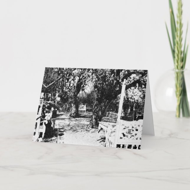 Ridvan Garden, ca. 1907 (01) Card (Front)