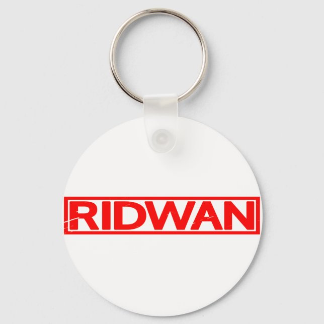 Ridwan Stamp Keychain (Front)