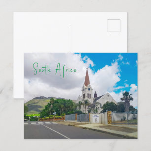 Riebeek-Kasteel Church View South Africa ZA Postcard