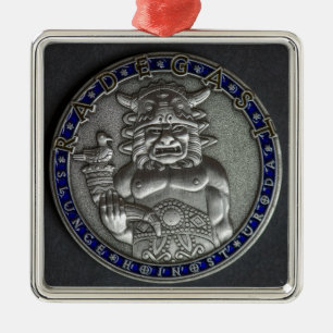 Riedegost: Slavic God of Hospitality Metal Ornament