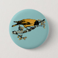 Rielaboration of Yellow Vintage Bird Illustration