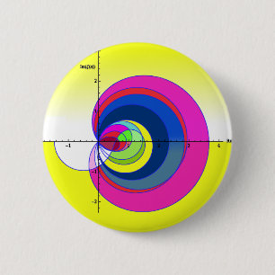 Riemann zeta function yellow.png 2 inch round button
