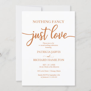 Rien De Fancy Just Love Faire-part de mariage Déco