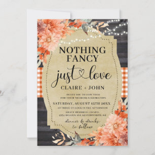 Rien De Fancy Just Love Rustic Faire-part de maria