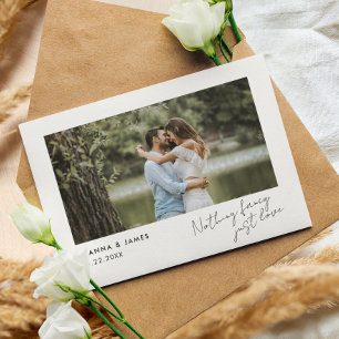 "Rien De fantaisiste, juste de l'amour" Faire-part