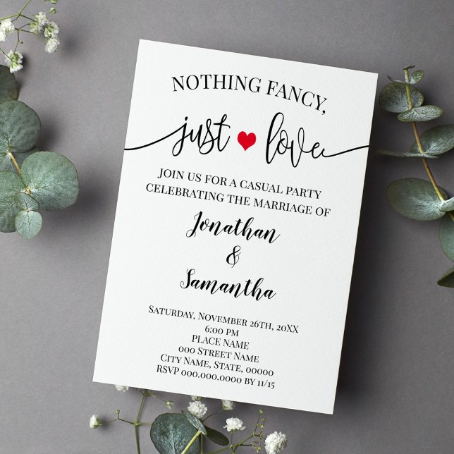 Rien de Fantastique Juste Amour Invitation de Mari (Créateur téléchargé)