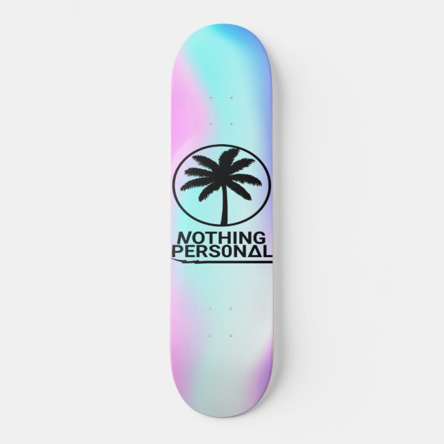 Rien de personnel holographique skateboard (Recto)