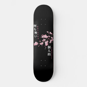 Rien de personnel - Skateboard en fleurs de cerisi