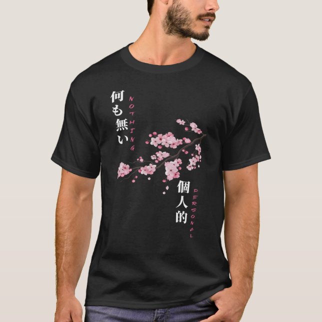 Rien de personnel - T-shirt en fleur de cerisier (Devant)