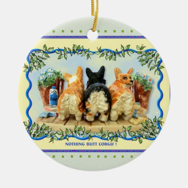 Rien n'aboutent des Corgis ! Ornement (Devant)