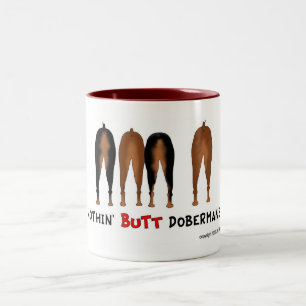 Rien n'aboutent la tasse de dobermann