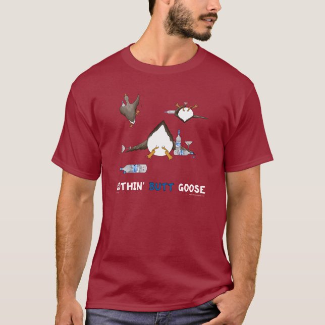 Rien n'aboutent le T-shirt d'oie (Devant)