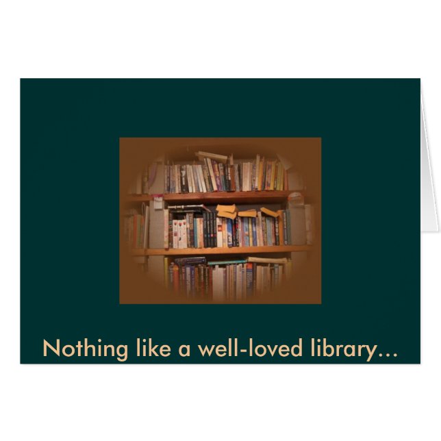 Rien n'aiment une bibliothèque bien-aimée… (Devant Horizontal)