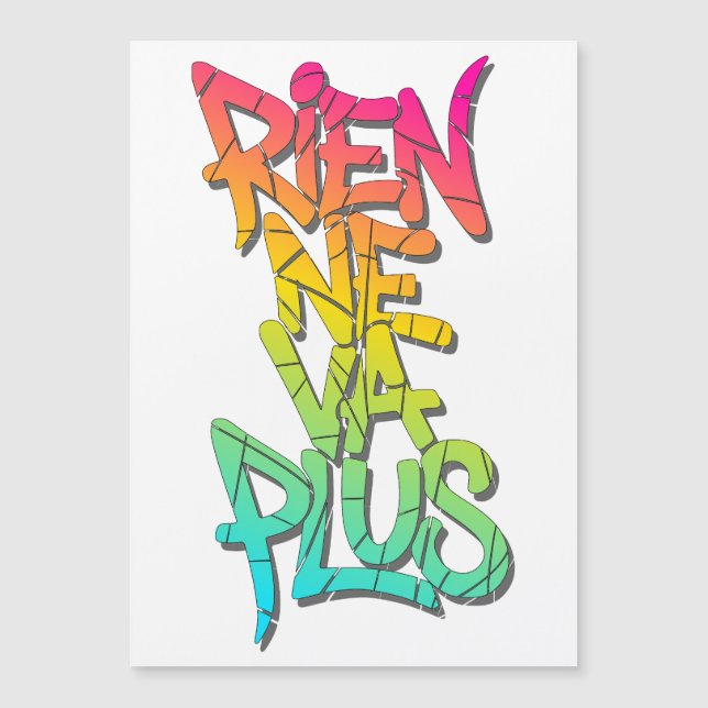 Rien ne va plus (Front)