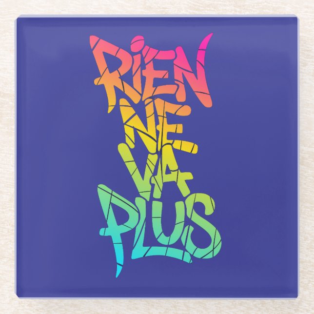 Rien ne va plus glass coaster (Front)
