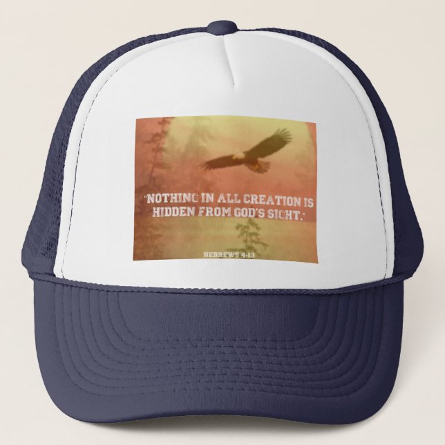 Rien n'est caché de Dieu Écriture casquette (Devant)
