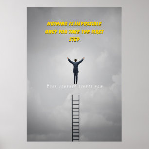 Rien n'est impossible Motivational Citation Poster