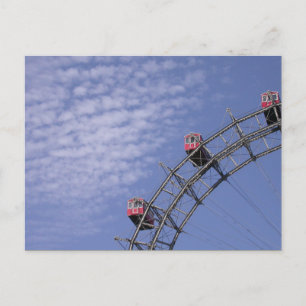 Riesenrad In Prater Vienna Austria Postcard