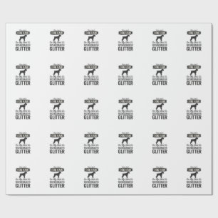 Riesenschnauzer Glitter Funny Dog Lover Design_1 Wrapping Paper